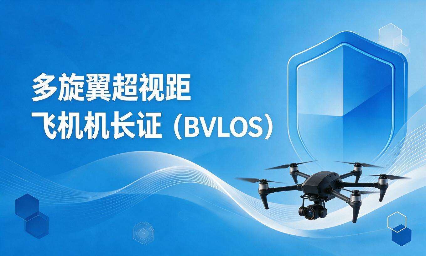 多旋翼超视距 飞机机长证（BVLOS）
